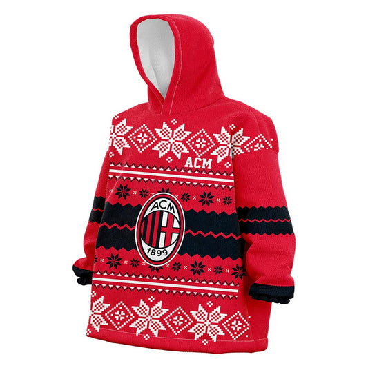 sudadera gigante navidad - ac milan
